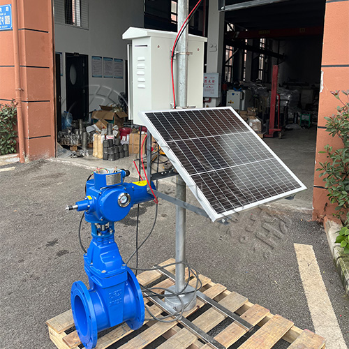 天门皓久 Z945X-16Q免布线太阳能电动闸阀 农业灌溉 支持远程智能控制